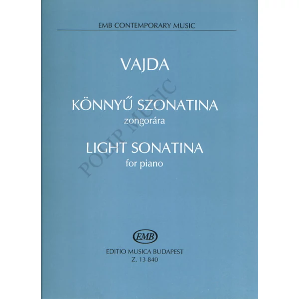 Vajda János Könnyű szonatina
