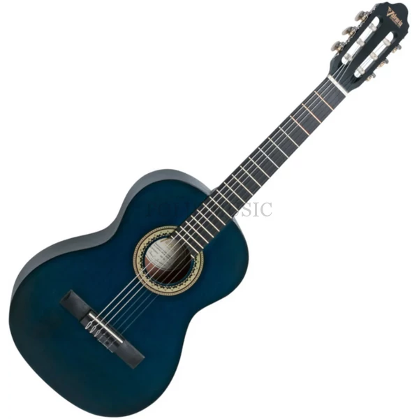 Valencia VC203 3/4 Transparent Blue klasszikus gitár