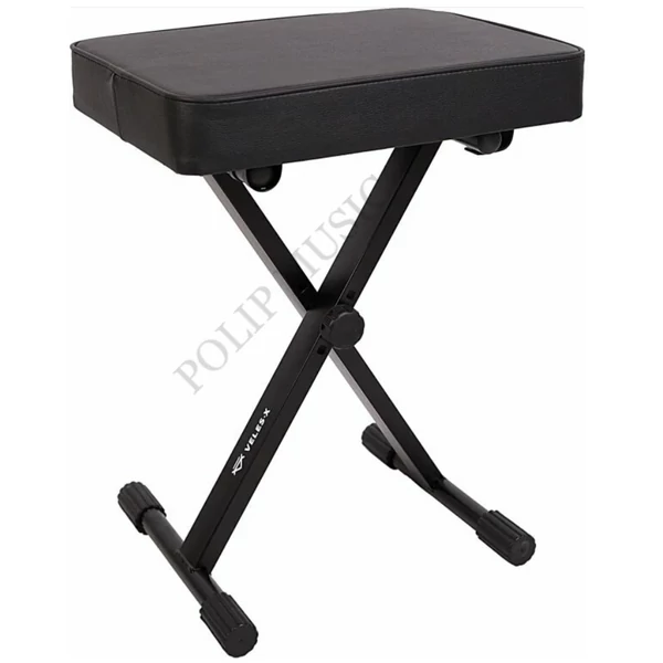 Veles-X CKB01 állítható magasság 50cm-54cm memóriahabból készült ülőfelülettel fém zongoraszék