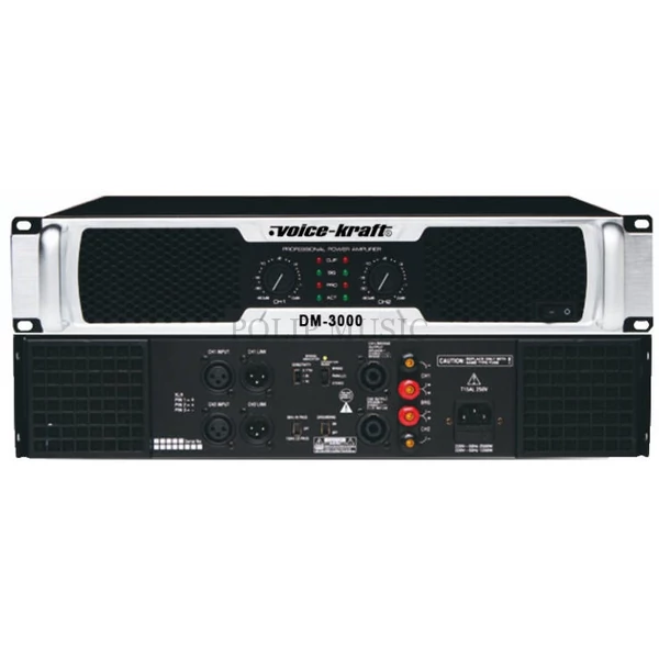 Voice Kraft DM-3000 Végerősítő 2x500W/4Ohm