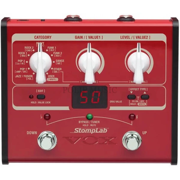 VOX StompLab 1B basszus multieffekt