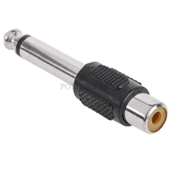 Jack - RCA átalakító ZLA0288 6,3mm mono jack dugó - 1RCA aljzat