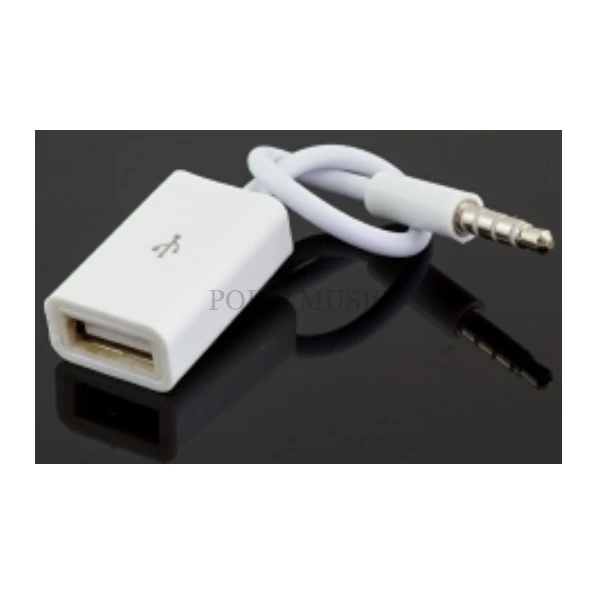 ZLA0581B USB aljzat - 3,5mm jack dugó kábel (iPod) 10 cm