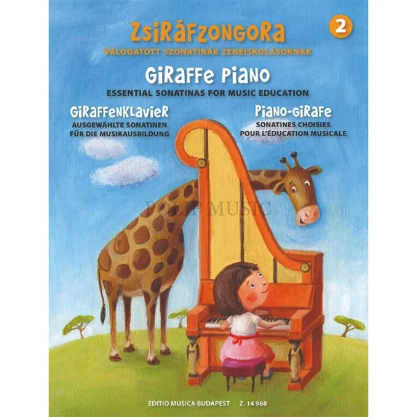 Sármai József Zsiráfzongora 2. Válogatott szonatinák zeneiskolásoknak