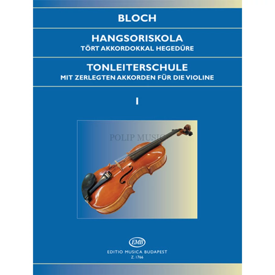 Bloch József Hangsoriskola 1 tört akkordokkal Op. 5