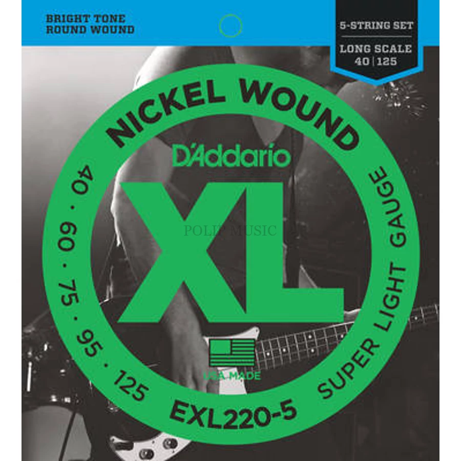 D'Addario EXL220-5 basszus húr 040-125