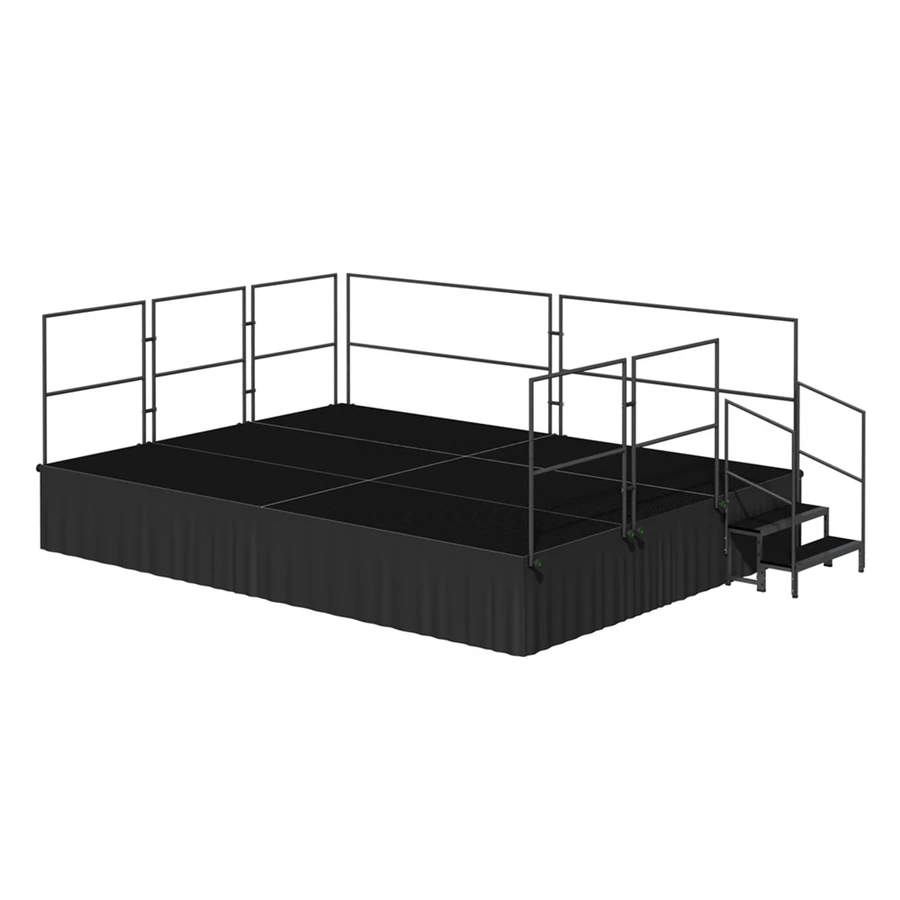 Power Dynamics Deck750 (8 x 12m) Komplett színpad (96m2)