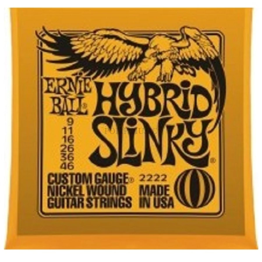 Ernie Ball 2222 Hybrid Slinky Custom Light 009-046 elektromos gitárhúr szett