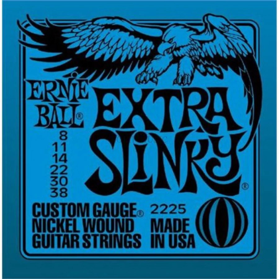 Ernie Ball 2225 Extra Slinky 008-038 elektromos gitárhúr szett