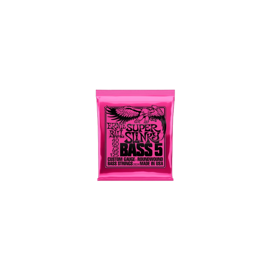 Ernie Ball 2824 Super Slinky 040-125 basszusgitár húr szett