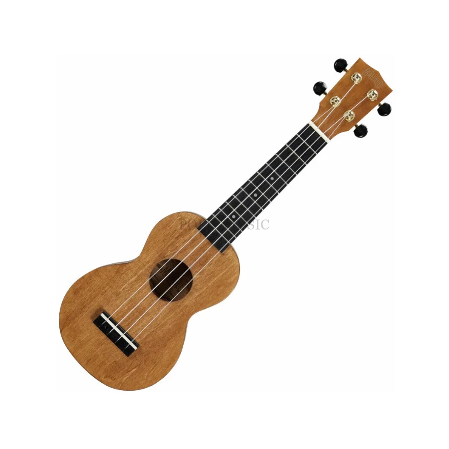 Mahalo MS1TBR Transparent Brown Szoprán ukulele tokkal