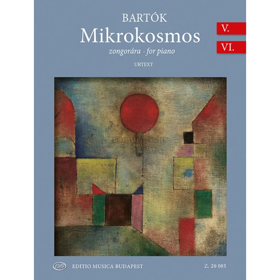 Bartók Béla Mikrokosmos zongorára V-VI