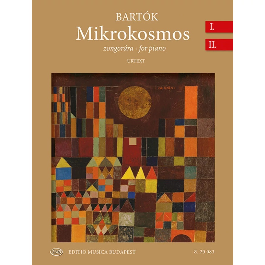 Bartók Béla Mikrokosmos zongorára I-II