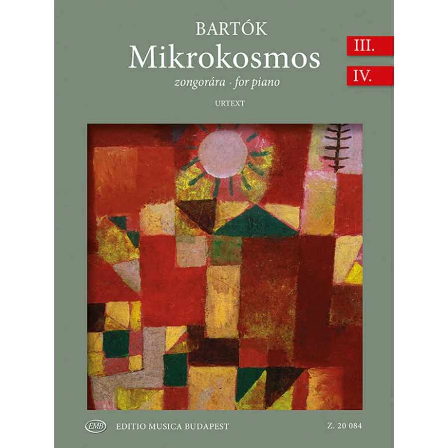 Bartók Béla Mikrokosmos zongorára III-IV