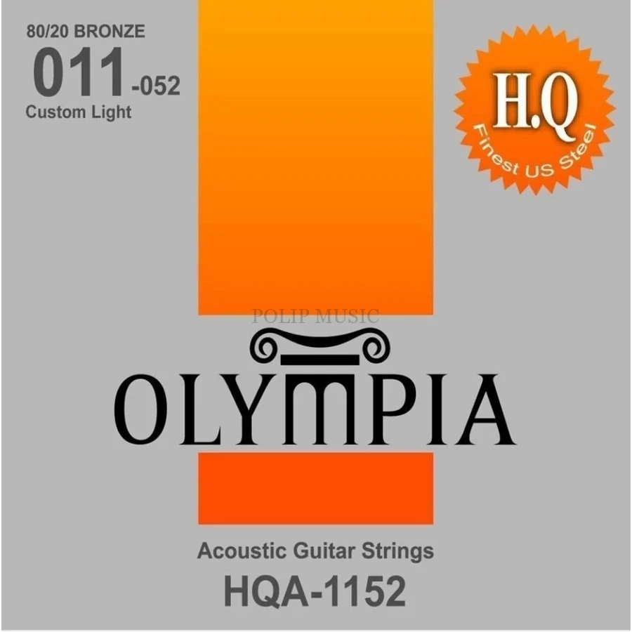 Olympia HQA1152 Custom Light 80/20 bronz Akusztikus gitárhúr szett