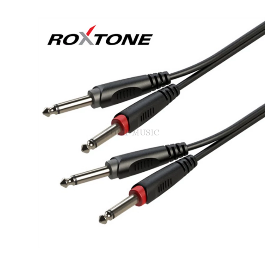 Roxtone RACC100L6 2x6,3 Jack - 2x6,3 Jack kábel, 6m