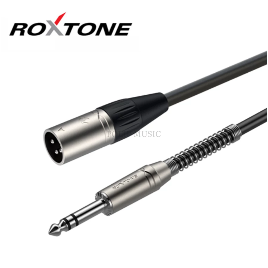 Roxtone SMXJ260L10 6.3 sztereo jack - XLR(p) kábel 10m