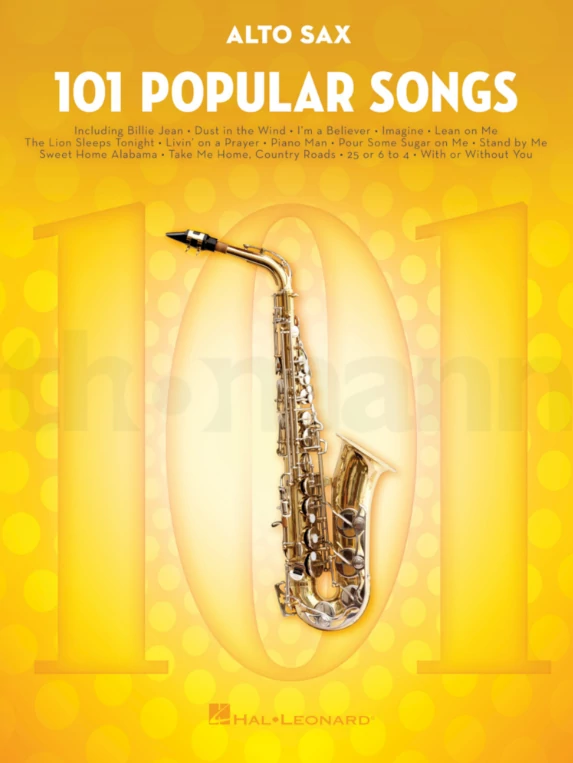 Hal Leonard 101 Popular Songs for Alto Sax Kotta