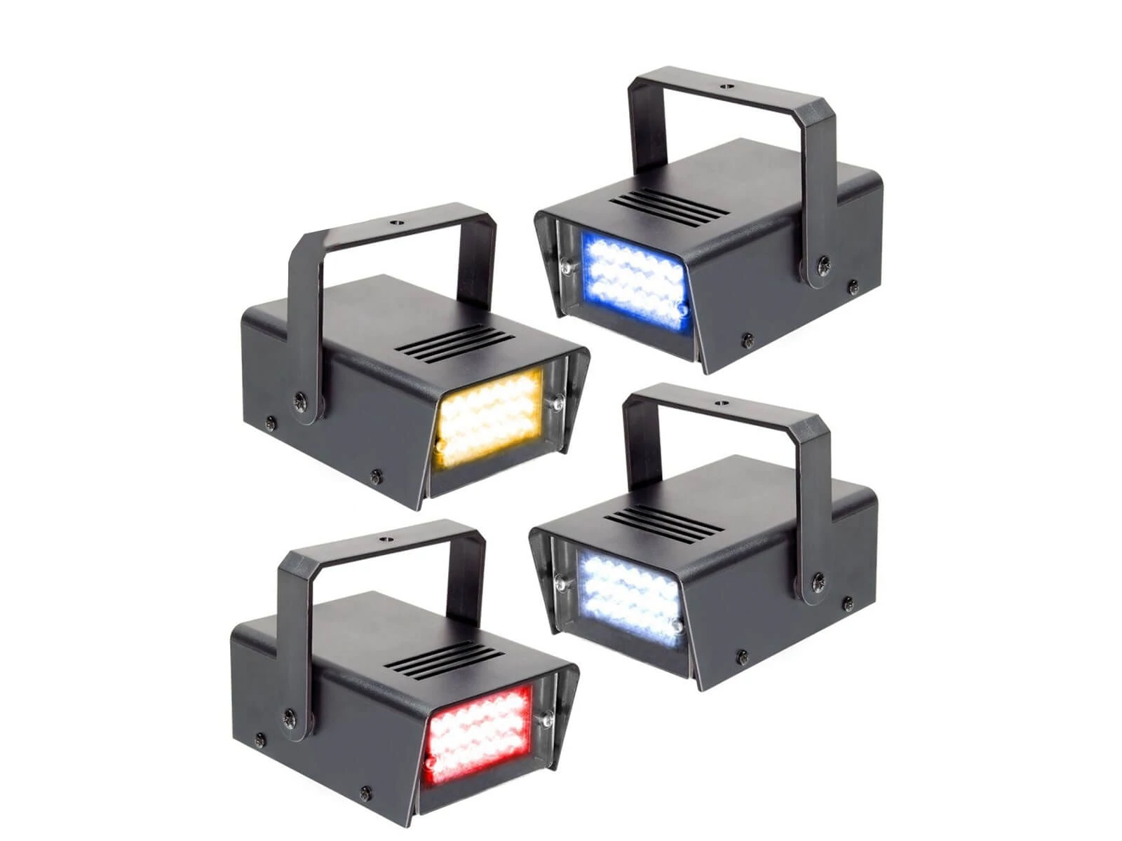 Beamz Led Strobe 24 – RYBW (4 db-os) mini LED stroboszkóp szett