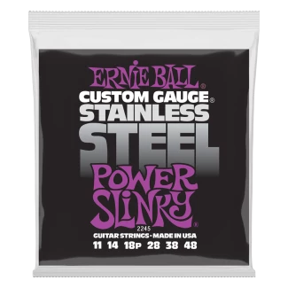 Ernie Ball 2245 Stainless Steel Power Slinky 11-48 elektromos gitárhúr szett