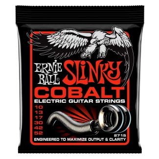 Ernie Ball 2715 Cobalt Skinny Top Hevy Bottom Slinky 10-52 elektromos gitárhúr szett