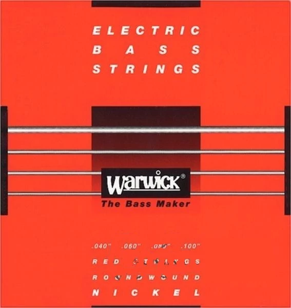Warwick 42210 ML 4 Red Label 4 húros rozsdamentes acél 040-100 basszusgitár húr szett