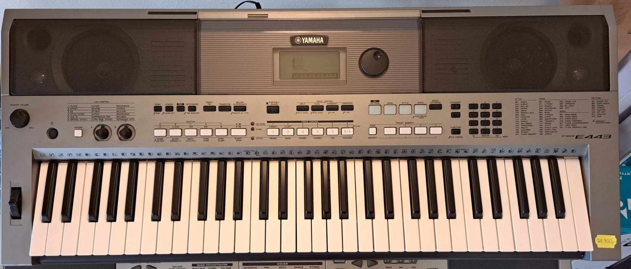 Yamaha PSR-E443 szintetizátor (Használt cikkek)