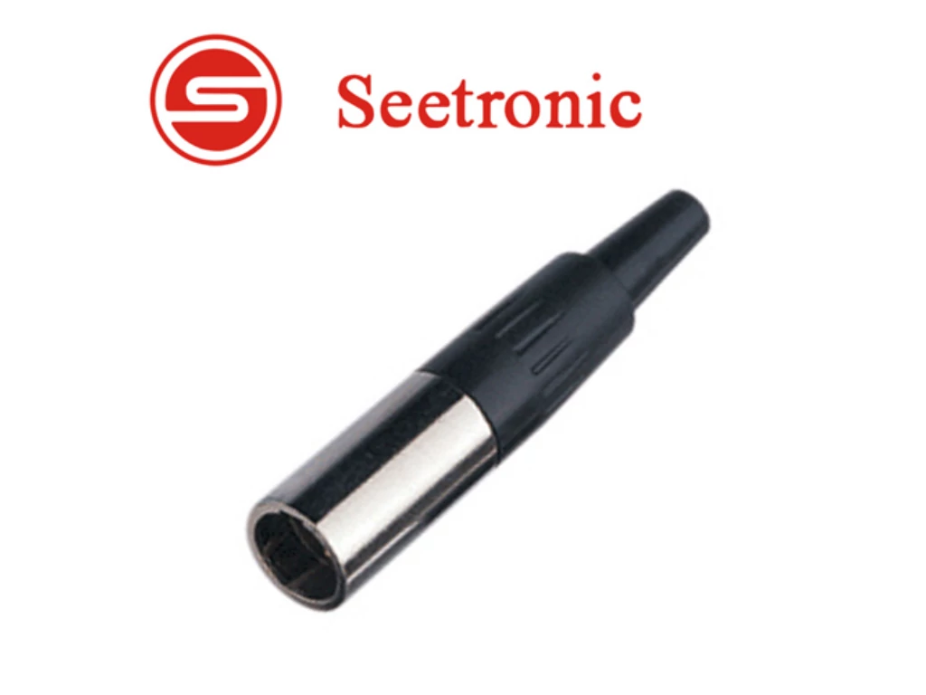 Seetronic ST102 Mini XLR lengő papa csatlakozó, 3 pólusú