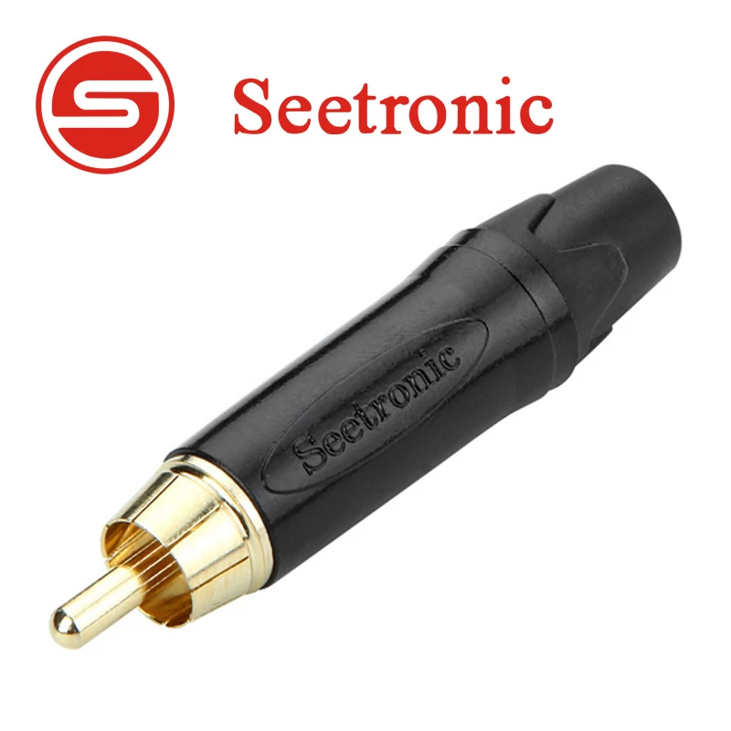 Seetronic ST380 RCA lengő dugó aranyozott