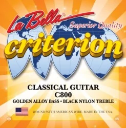 LaBella C 800 Medium Black 028-043 klasszikus gitárhúr szett
