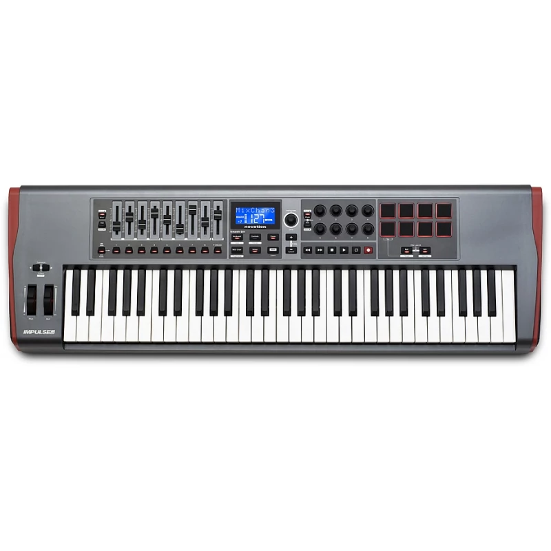 Novation Impulse 61 USB MIDI kontroller billentyűzet