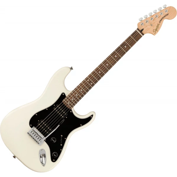 Squier Affinity Stratocaster HH LRL Olympic White elektromos gitár