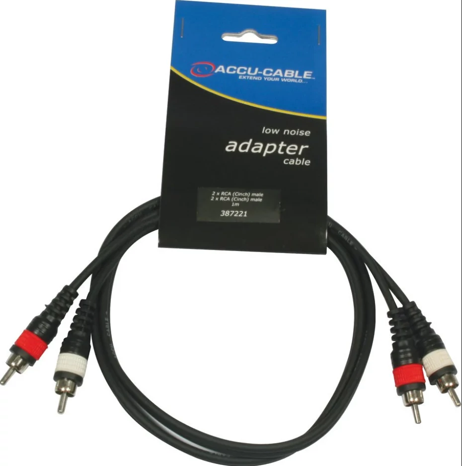 ADJ AC-R/0,5 2xRCA -RCA Audió kábel 50cm