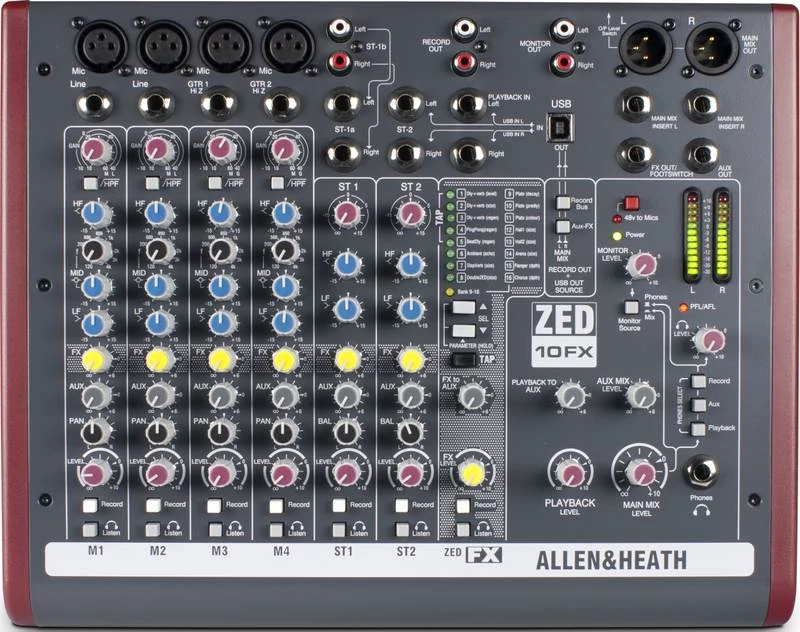 Allen & Heath ZED10FX keverő