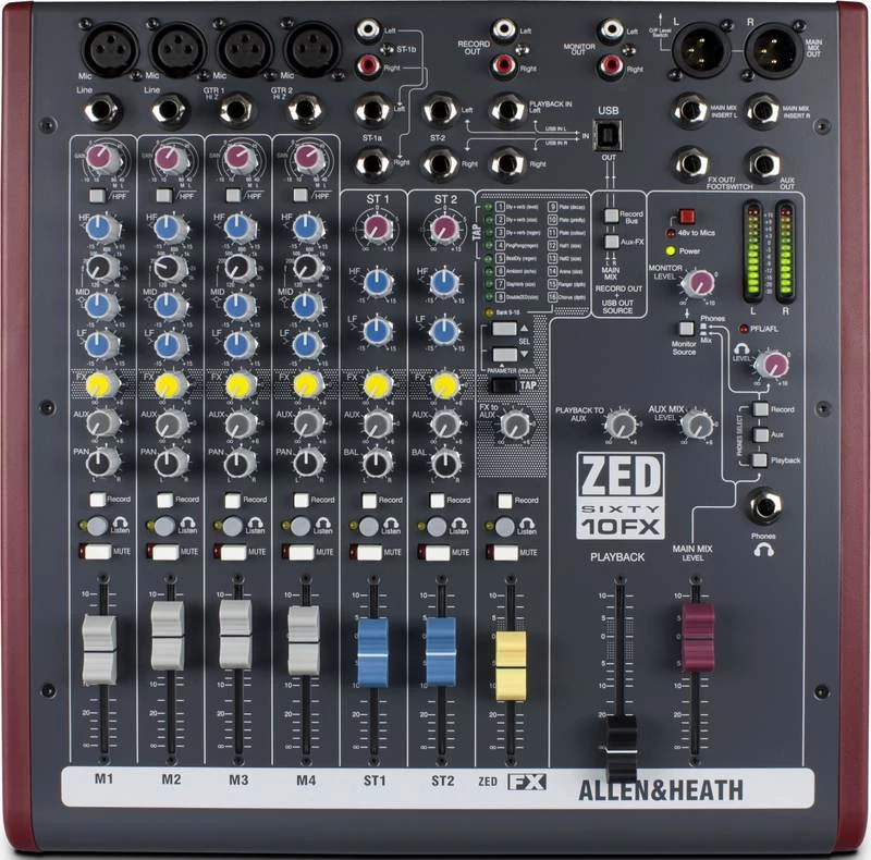 Allen & Heath ZED60-10FX keverő