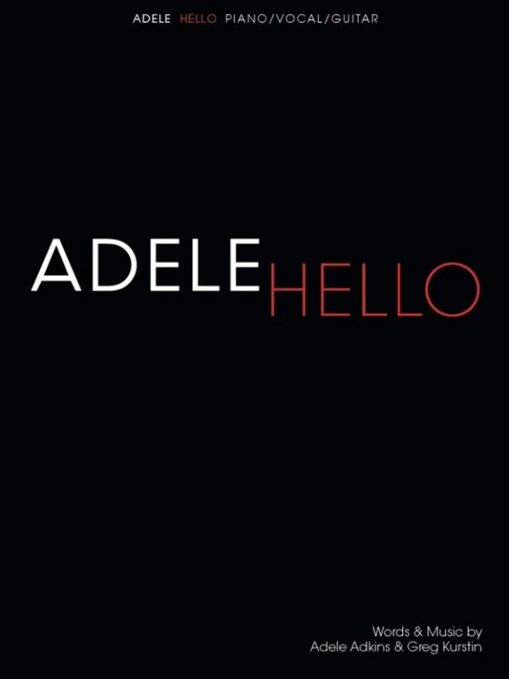 Adkins, Adele: Adele - Hello (zongora-ének-gitár)