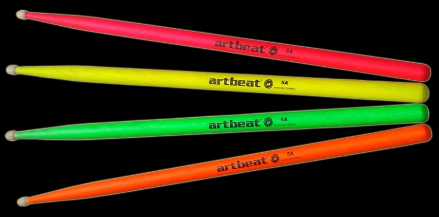 Artbeat ARUV-H hickory UV dobverő pár Citromsárga 5A