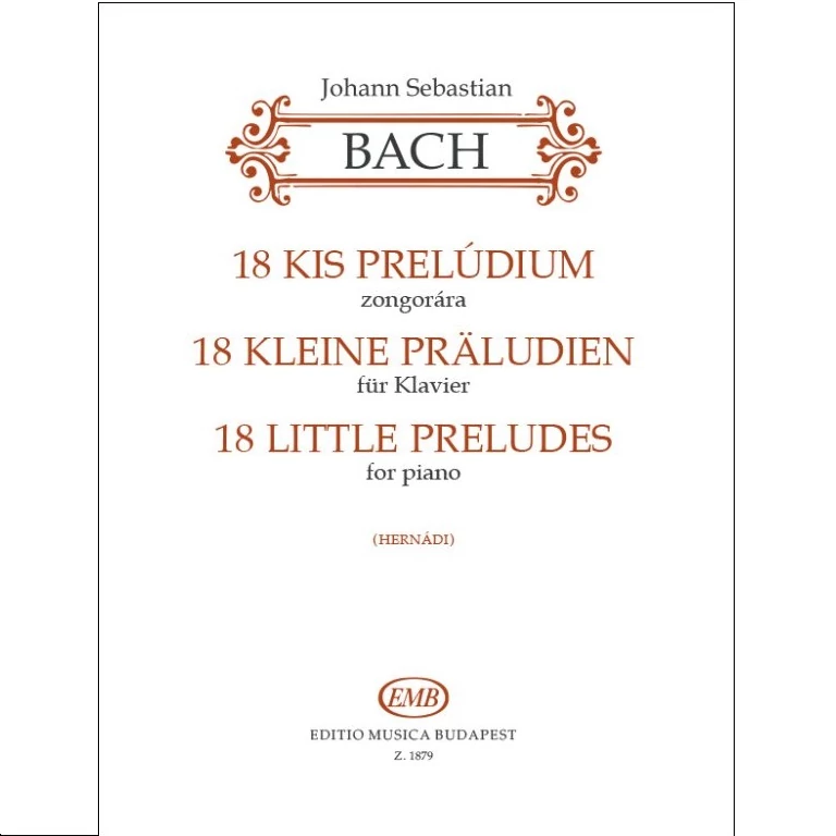 Bach, Johann Sebastian 18 kis prelúdium