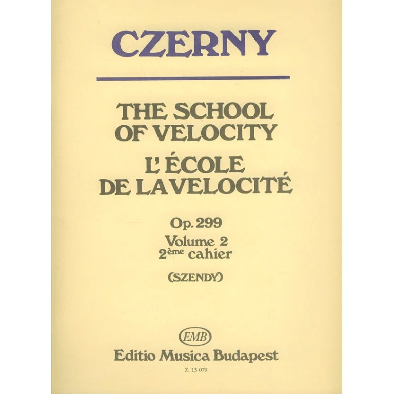 Czerny The school of velocity Op. 299