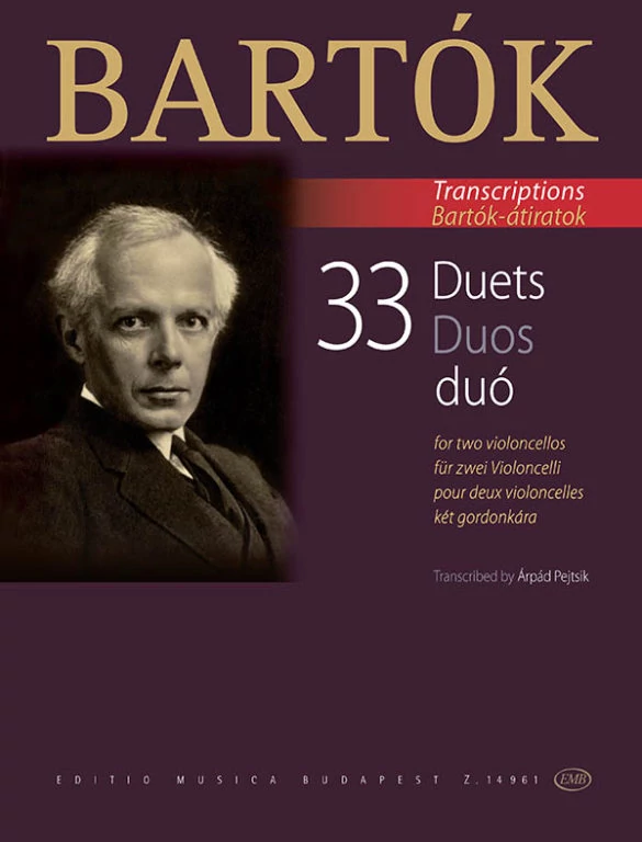 Bartók Béla 33 duó két gordonkára a 44 hegedűduó című sorozatból