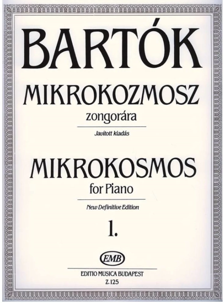 Bartók Béla Mikrokozmosz zongorára 1