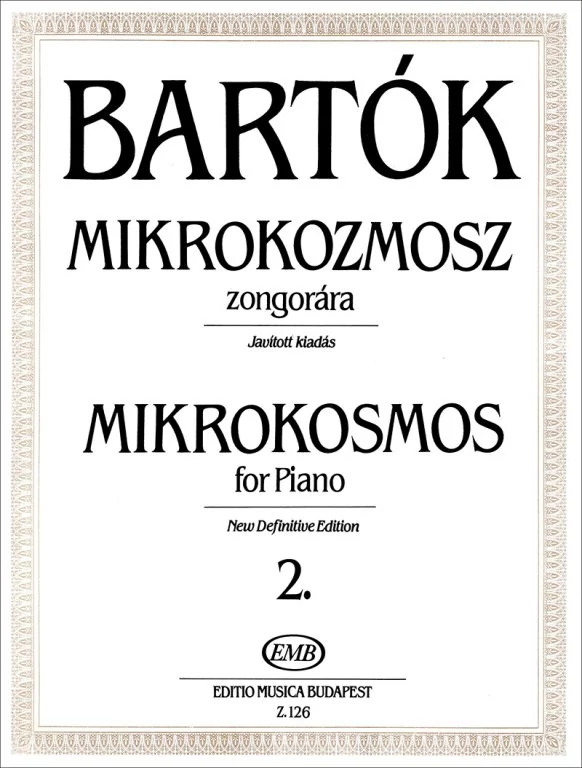 Bartók Béla Mikrokozmosz zongorára 2