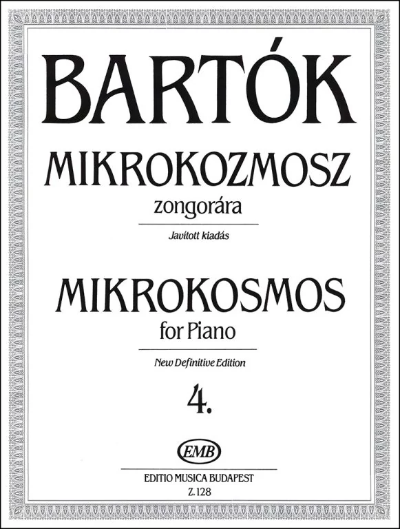 Bartók Béla Mikrokozmosz zongorára 4