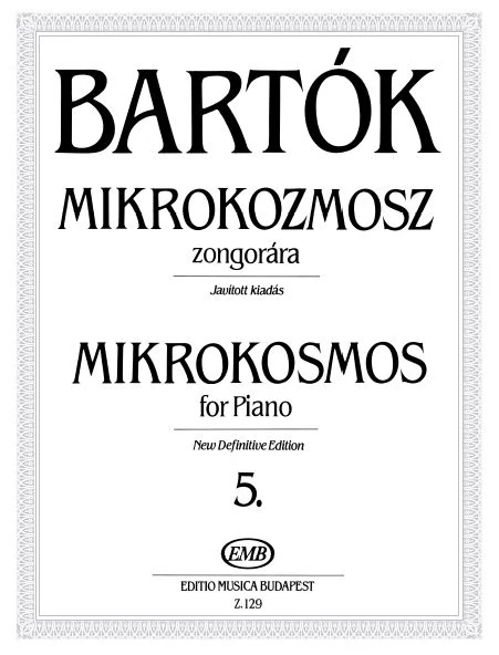 Bartók Béla Mikrokozmosz zongorára 5