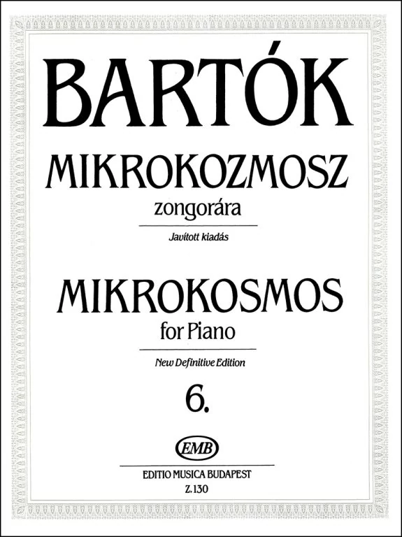 Bartók Béla Mikrokozmosz zongorára 6