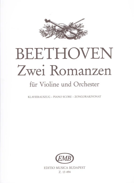 Beethoven, Ludwig van Két románc zongorakivonat