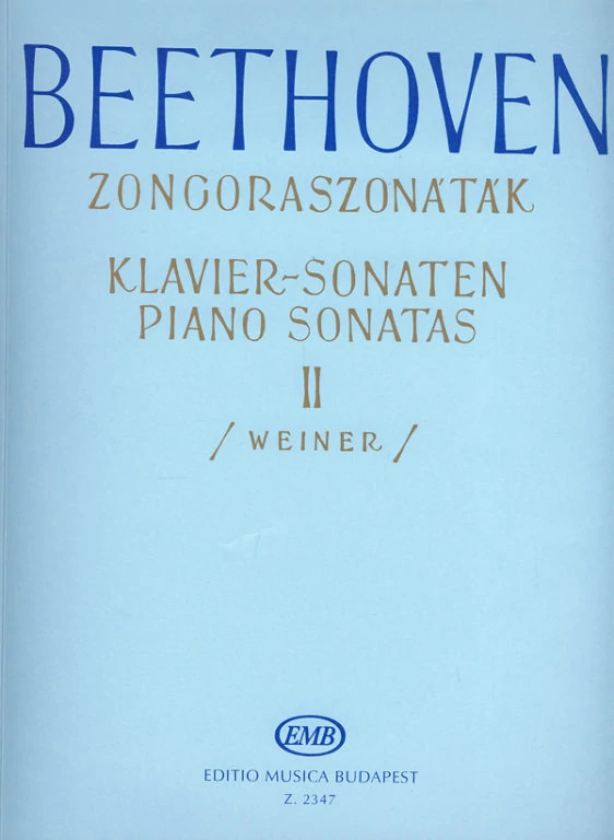 Weiner Leó Beethoven, Ludwig van Zongoraszonáták 2