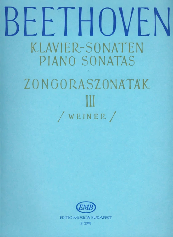 Weiner Leó, Beethoven Ludwig van Zongoraszonáták 3