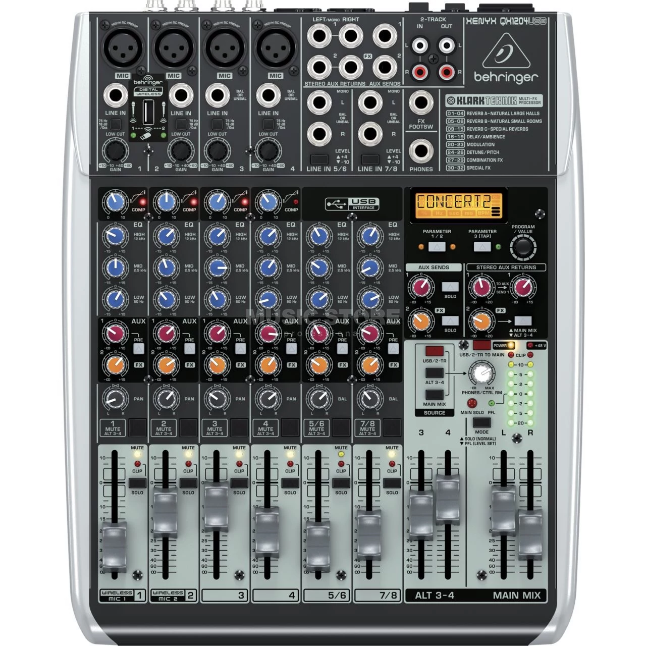 Behringer QX1204 USB keverőpult