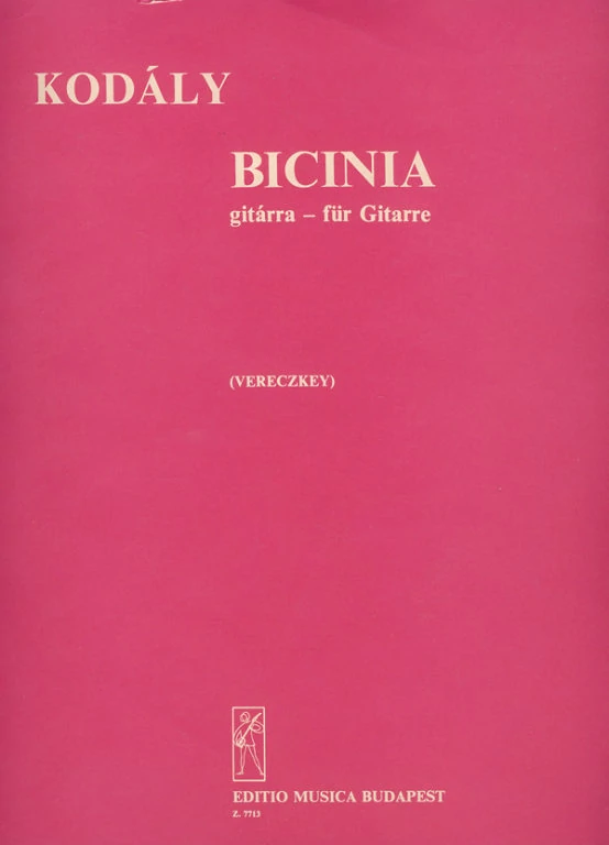 Vereczkey László Kodály Zoltán  Bicinia Harminc átirat